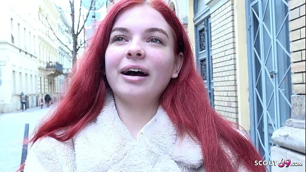 german scout cute small redhead girl miss olivia 18 i pickup rough casting fuck