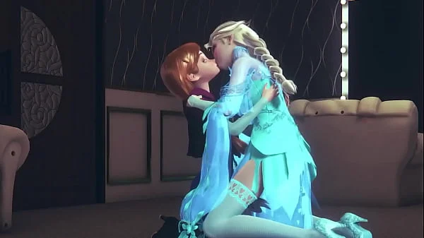 Futa Elsa fingering and fucking Anna | Frozen Parody