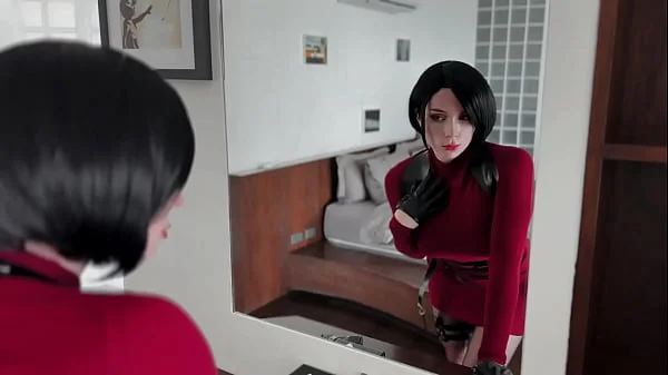 Ada Wong from Resident Evil Masturbates Wet Pussy Dildo and Crazy Orgasm - Solo Cosplay