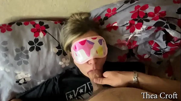 Woke up a MILF and made her suck a big dick. Doggystyle and cum on the ass