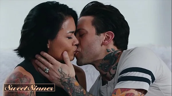 Asian milf (Dana Vespoli) rides inked stud (Small Hands) - Sweet Sinner