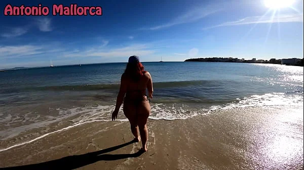 Picking Up A Big ASS CUBAN From The Public BEACH - Rosie Cage