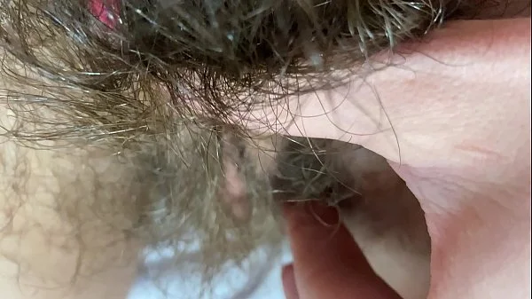 extreme close up on my hairy pussy huge bush 4k HD video hairy fetish