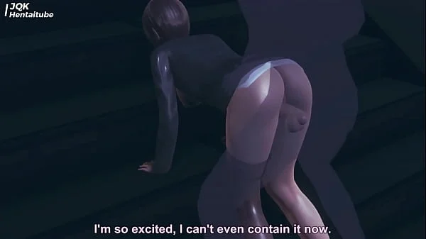 Batman and big boob officer - Hentai 3D Uncensored English sub 04303