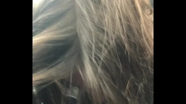 Lesbian bestfriend gets facefucked on car ride