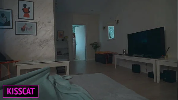 S2E1: Step son came to step dad's home, but didn't expect new hot Step mom who used him in share bed
