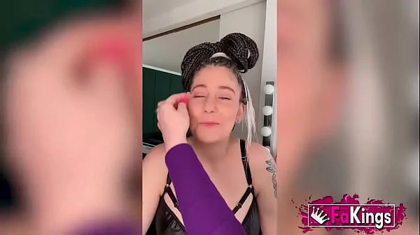 From getting caught in the shower to a DEEP HARDCORE! Chloe Funny doesn't miss a second