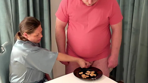 Preview: Feeding him cookies with his own cum