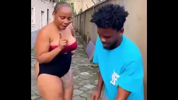 Big ass naija babe with big ass and great body in a flip Bottle Challenge where you strip for every loss