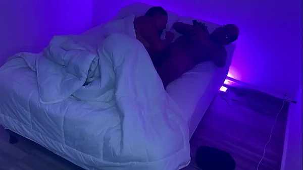 Behind the scenes. Stepmom shares bed and fucks stepson