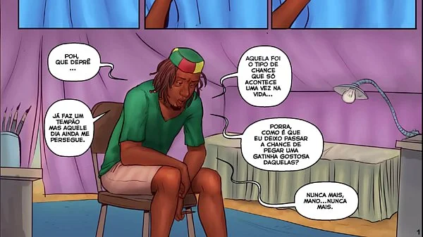 Aninha de Volta ao Tatuador da Praia - HQ As Patricinhas - História em Quadrinho Pornô (Cartoon)