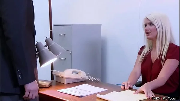 Blonde secretary bdsm anal gangbang