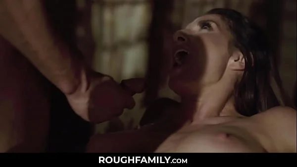RoughFamily.com ⏩ Stepmom Fell Down in Stepson Hands || Silvia Sage