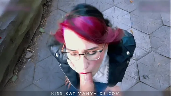 KISSCAT Love Breakfast with Sausage - Public Agent Pickup Russian Student for Outdoor Sex