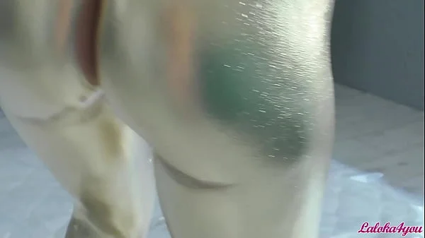 Paints Herself and Rides a Cock - Deepthroat and Doggystyle Fuck - Laloka4you