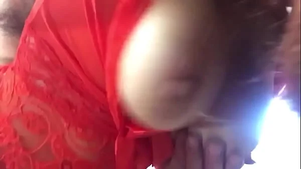 A mature step mom in red lingerie sucked her son's penis and let him into her anal