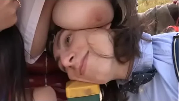 Busty chubby babe teaches a young guy how to fuck