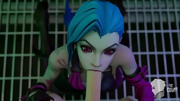 Jinx Draining a Big Cock - League of Legends