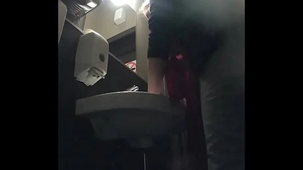 MOV 100. Continuation of the adventures of girls in the cafe toilet