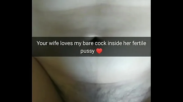 Cheating wife get breed and knocked up by her lover who regular fuck her without condom! - Cuckold captions - Milky Mari