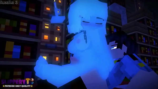Ghost girl gets horny when she sees the guard and...